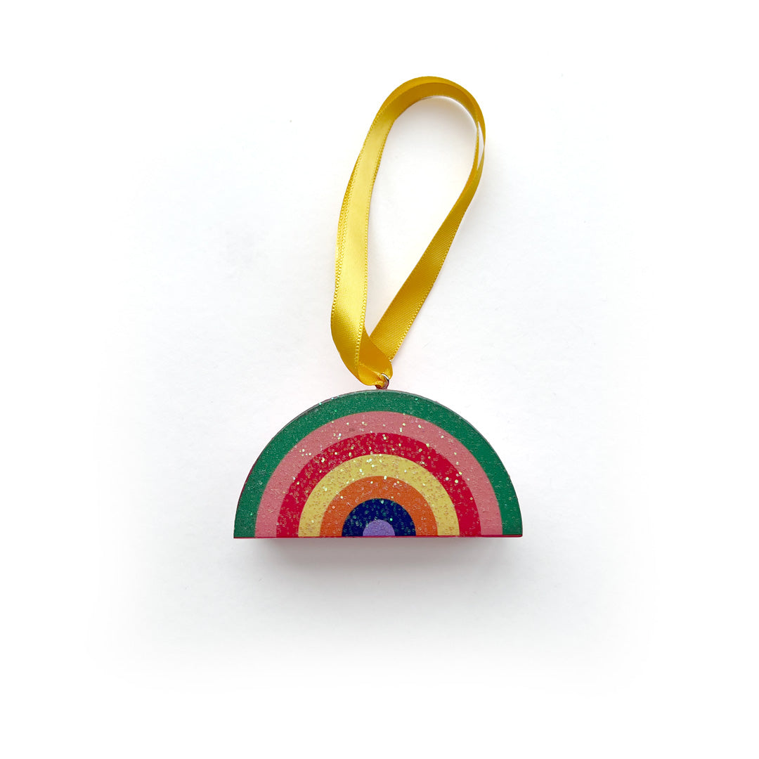 Glitter Rainbow Collector's Ornament