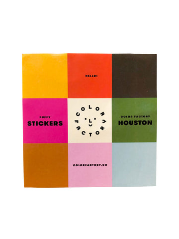 Houston Puffy Stickers