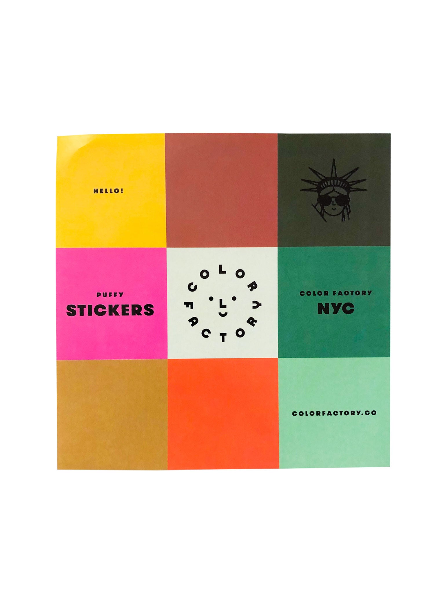 NYC Puffy Stickers