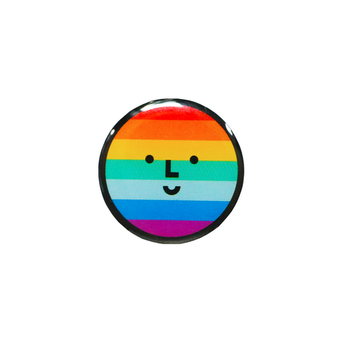 Smiley Logo Pride Enamel Pin