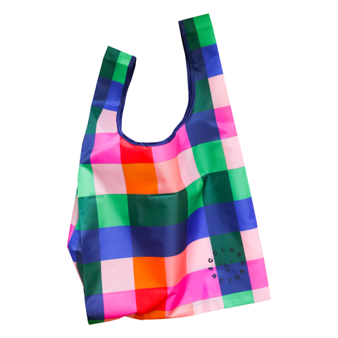 Colorblock Tuck & Toss Bag