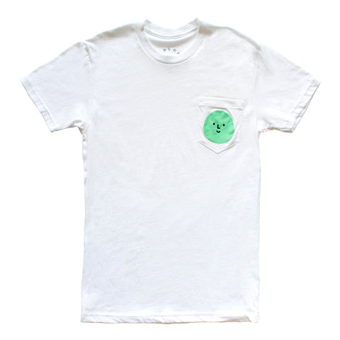 Unisex Mint Face Pocket T-Shirt - colorfactoryshop